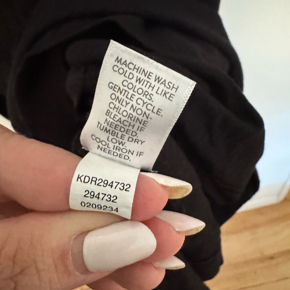 NEW J Jill Shift Tank Dress Pockets Black Size XL Petite Modal Cotton NWT - Picture 9 of 9